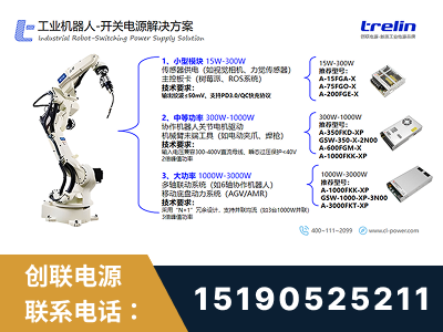 赤峰-工业机器人-开关电源解决方案